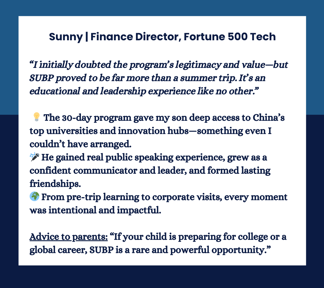 SEE China student testimonial 4